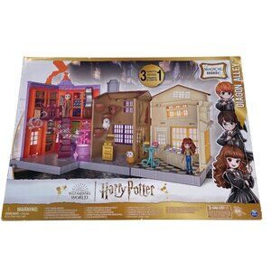 Wizarding World Harry Potter Magical Minis Diagon Alley Playset 3-In-1 With Figu